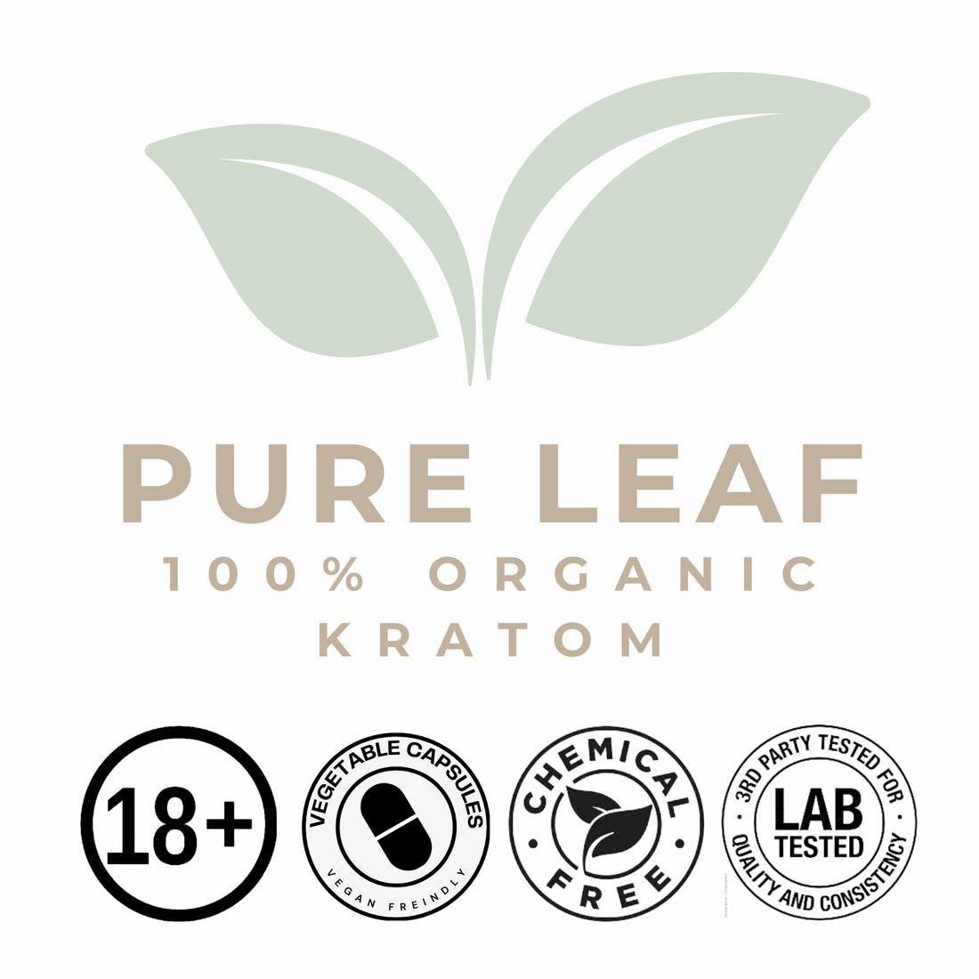 Pure Leaf Kratom powder and Capsule my kratom Mix